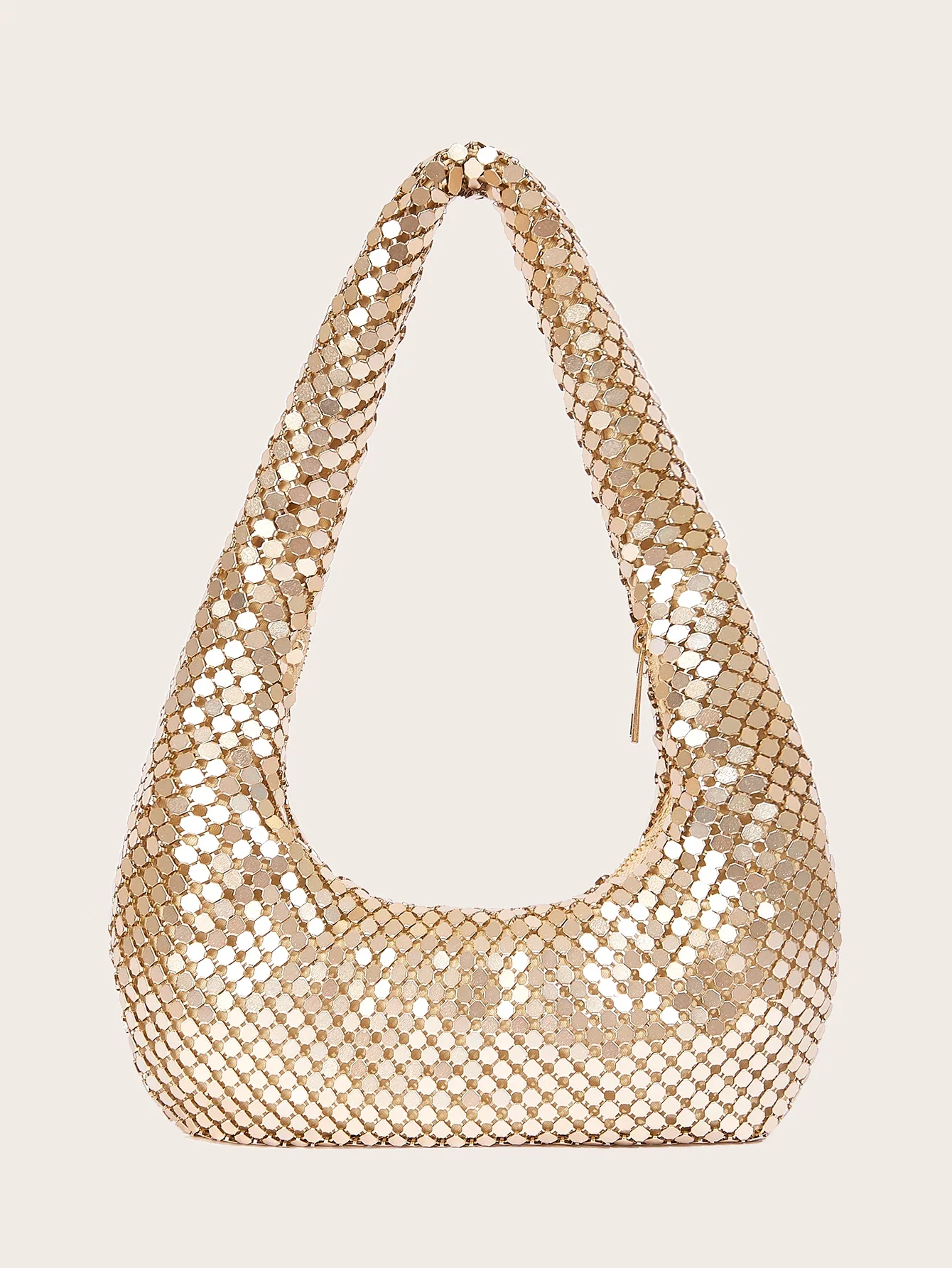 Clutch Bag Evening - สุภาพสตรี High-End ระยิบระยับโลหะใต้วงแขนกระเป๋าเพชรเงาอลูมิเนียมแผ่นคลัทช์ไหล่กระเป๋าสําหรับปาร์ตี้ไนท์คลับ