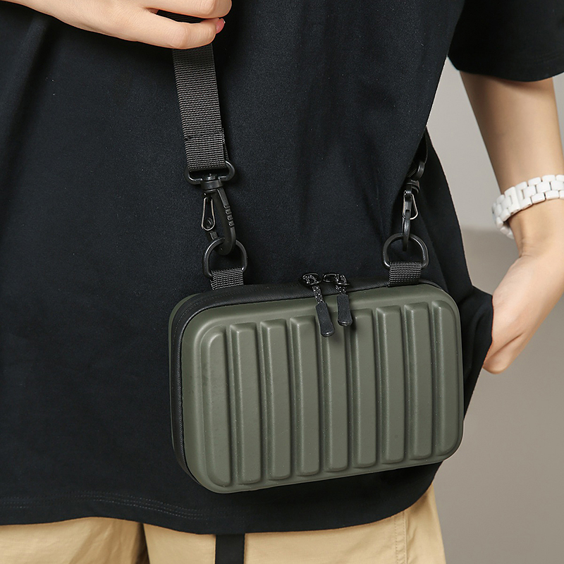 Women Bags Green - Unisexกระเป๋าสะพายกองทัพสีเขียวPVCโปร่งใสCrossbodyกระเป๋าสําหรับผู้หญิง2025 Mini Boxกระเป๋าถือลําลองสลิงกระเป๋า