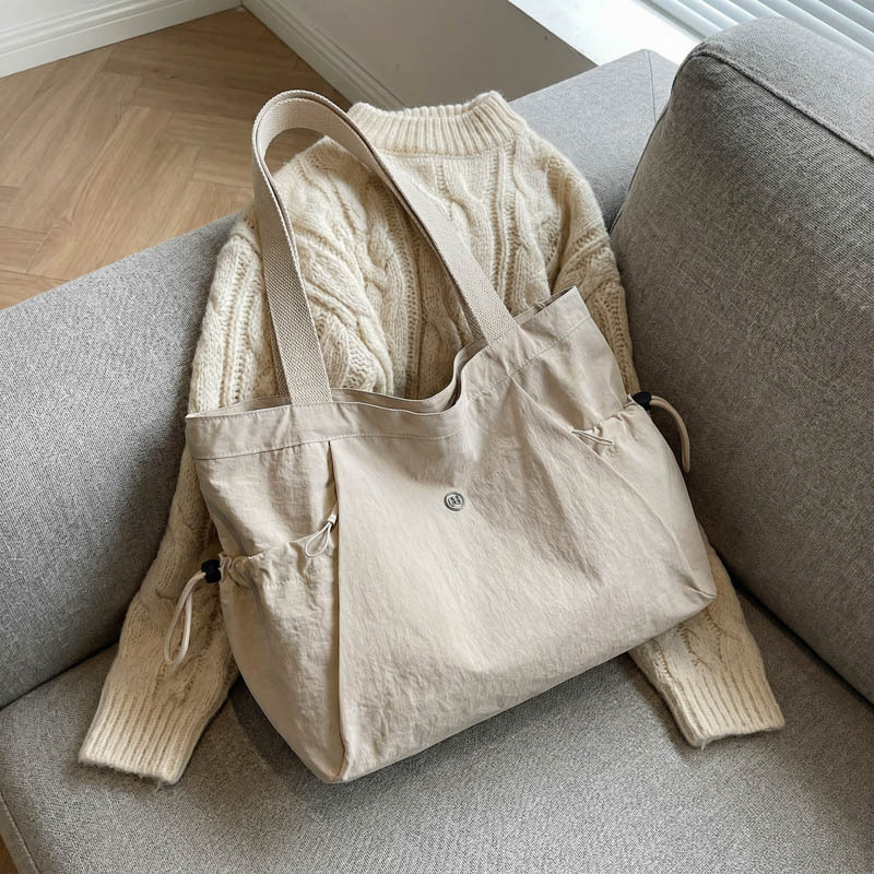 Women Bags Rack - กระเป๋าโท้ทสไตล์อ็อกซ์ฟอร์ดสำหรับผู้หญิง น้ำหนักเบา พับเก็บได้ มีหลายช่องใส่ของ ความจุขนาดใหญ่ ใช้สะพายไหล่