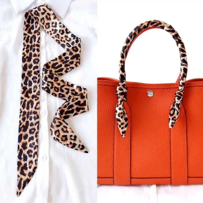 Women Bags Polene - ผ้าพันคอไหมสำหรับผู้หญิง ลายเส้นยาวบางเฉียบ ใช้เป็นสายสะพายกระเป๋า ผ้าพันคอคล้องคอ ผ้าคาดผม ผ้าคลุมศีรษะ
