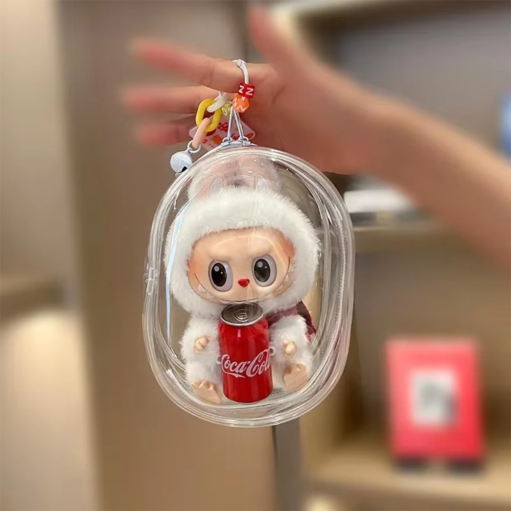 Women Bags Manufacturer - ตุ๊กตา Labubu ตุ๊กตาโปร่งใสป้องกันตุ๊กตา Plush กระเป๋า PVC