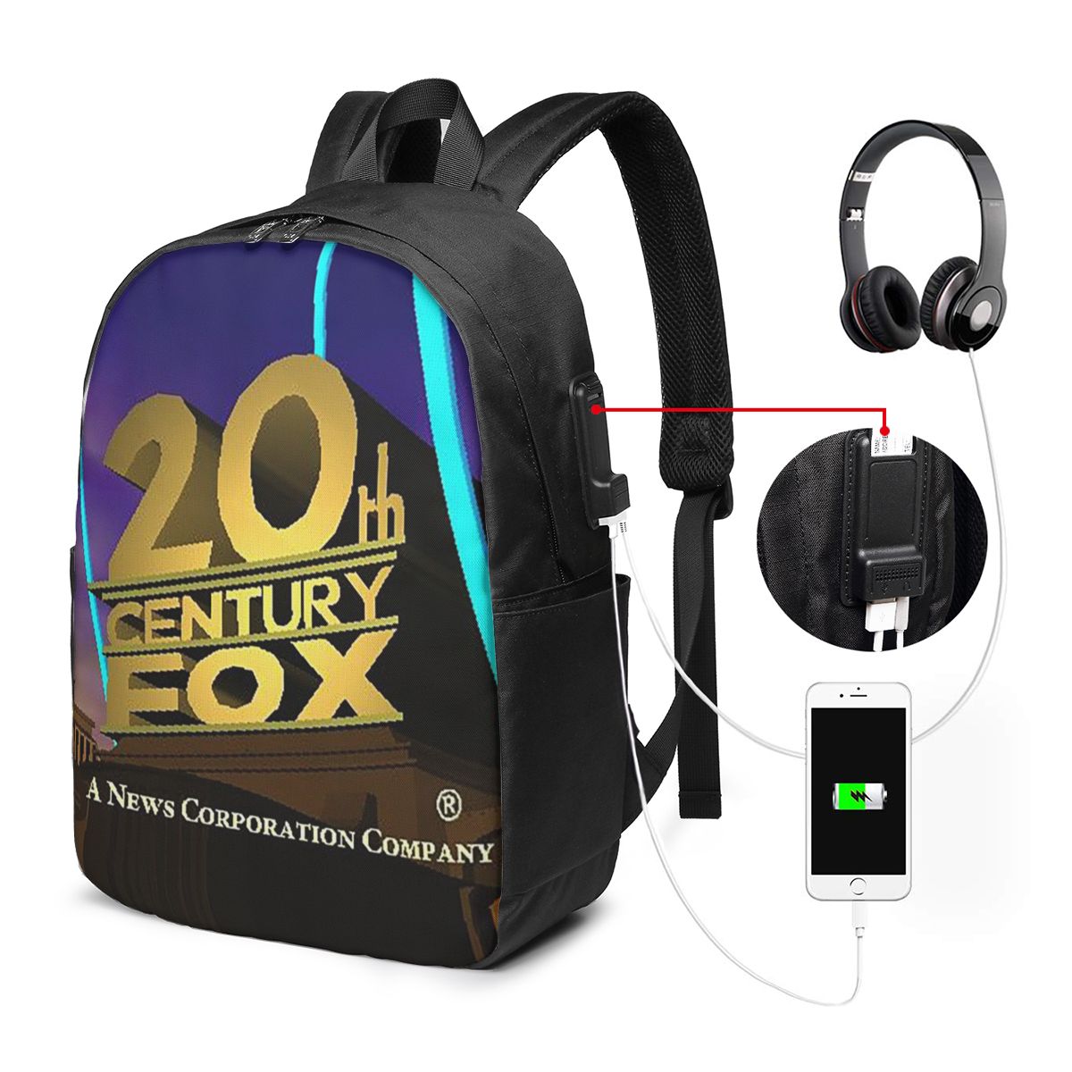 Women Bags For Laptop - 20th Century Fox Classic Backpack Travel
