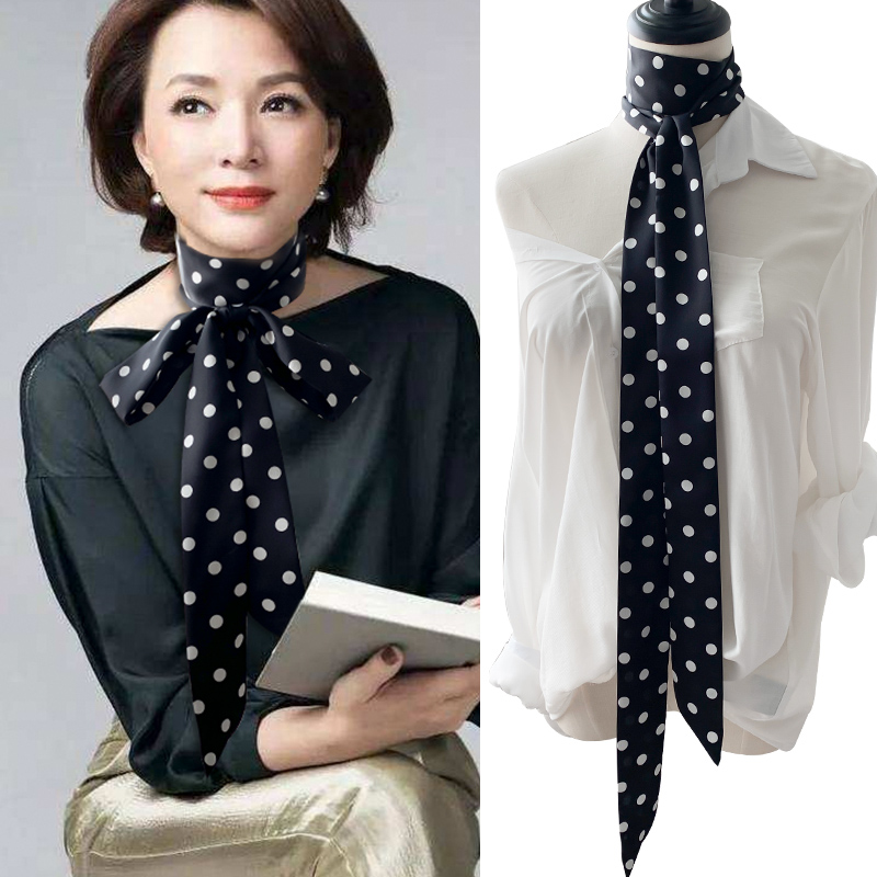 Polka Dot ขนาดเล็กซาตินผ้าไหมย - Women Bags Polene บทวิจารณ์และราคา