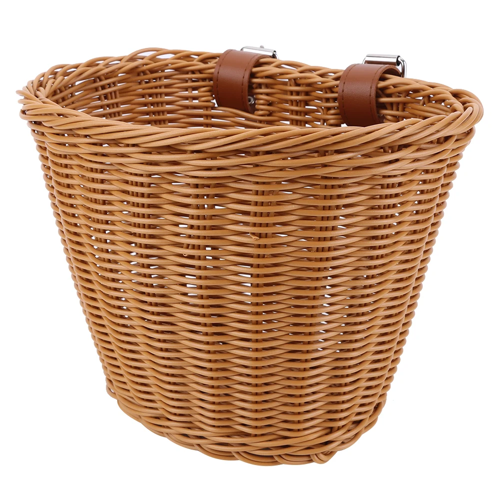 ตะกร้าจักรยานเลียนแบบหวายที่ถอ - Basket Bag Wicker บทวิจารณ์และราคา