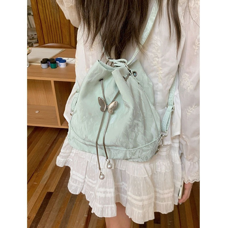 กระเป๋าเป้สะพายหลังผู้หญิงสีเข - Women Bags Green บทวิจารณ์และราคา