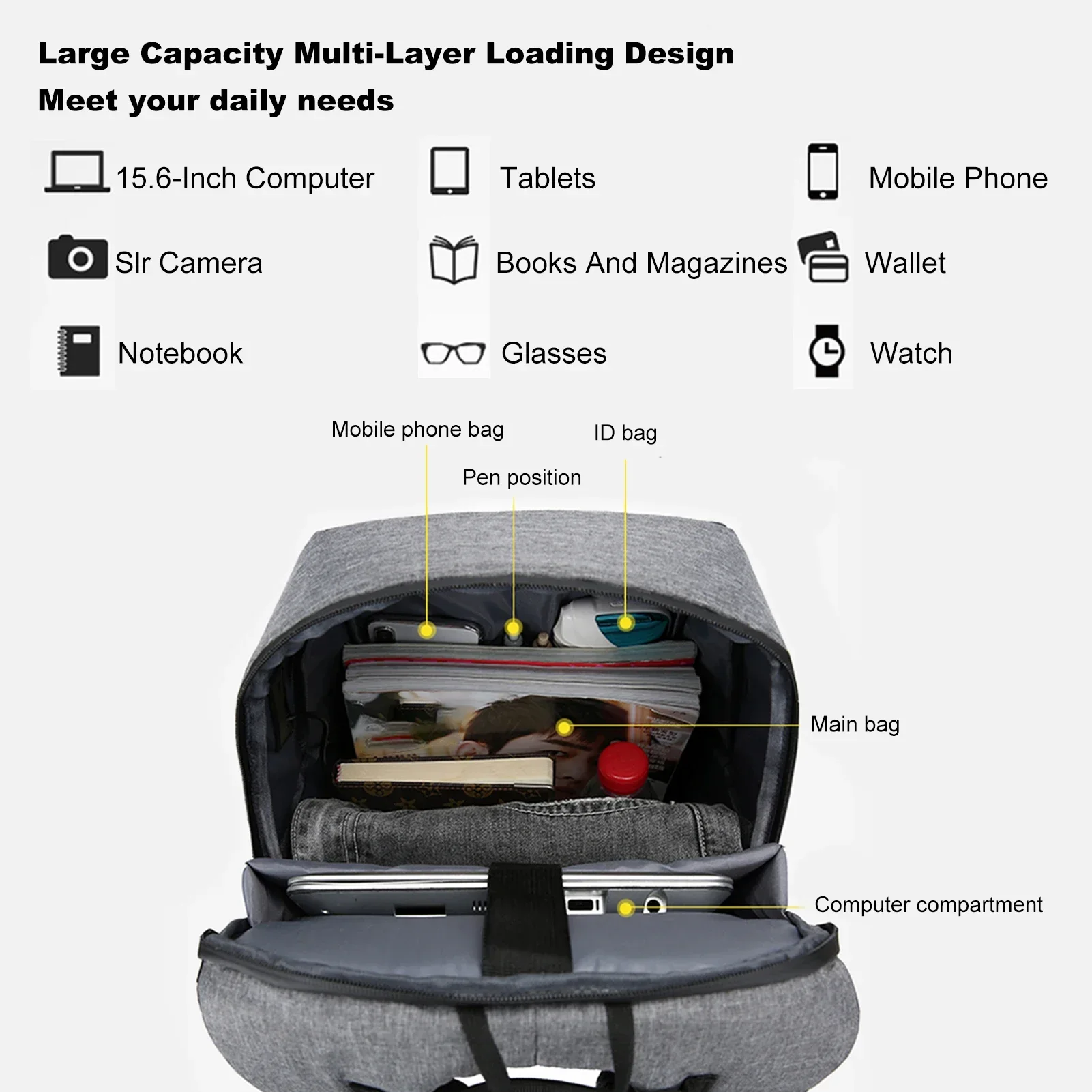 กระเป๋าเป้สะพายหลังแล็ปท็อปสํา - Women Bags Rack บทวิจารณ์และราคา