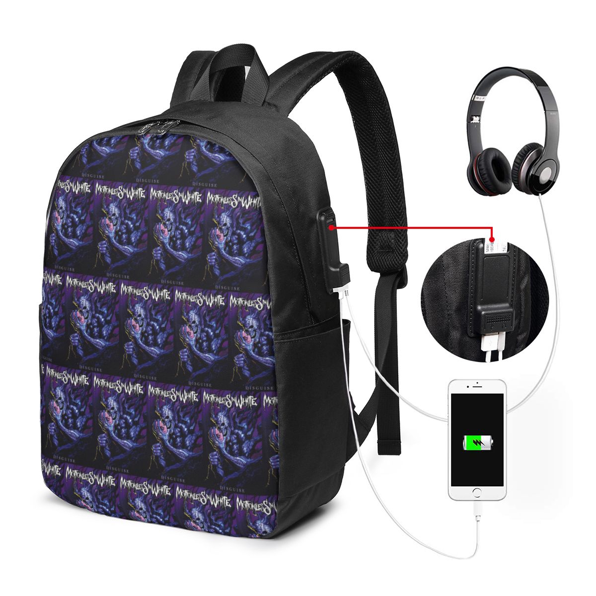 กระเป๋าเป้สะพายหลังสีขาว Motio - Women Bags For Laptop บทวิจารณ์และราคา