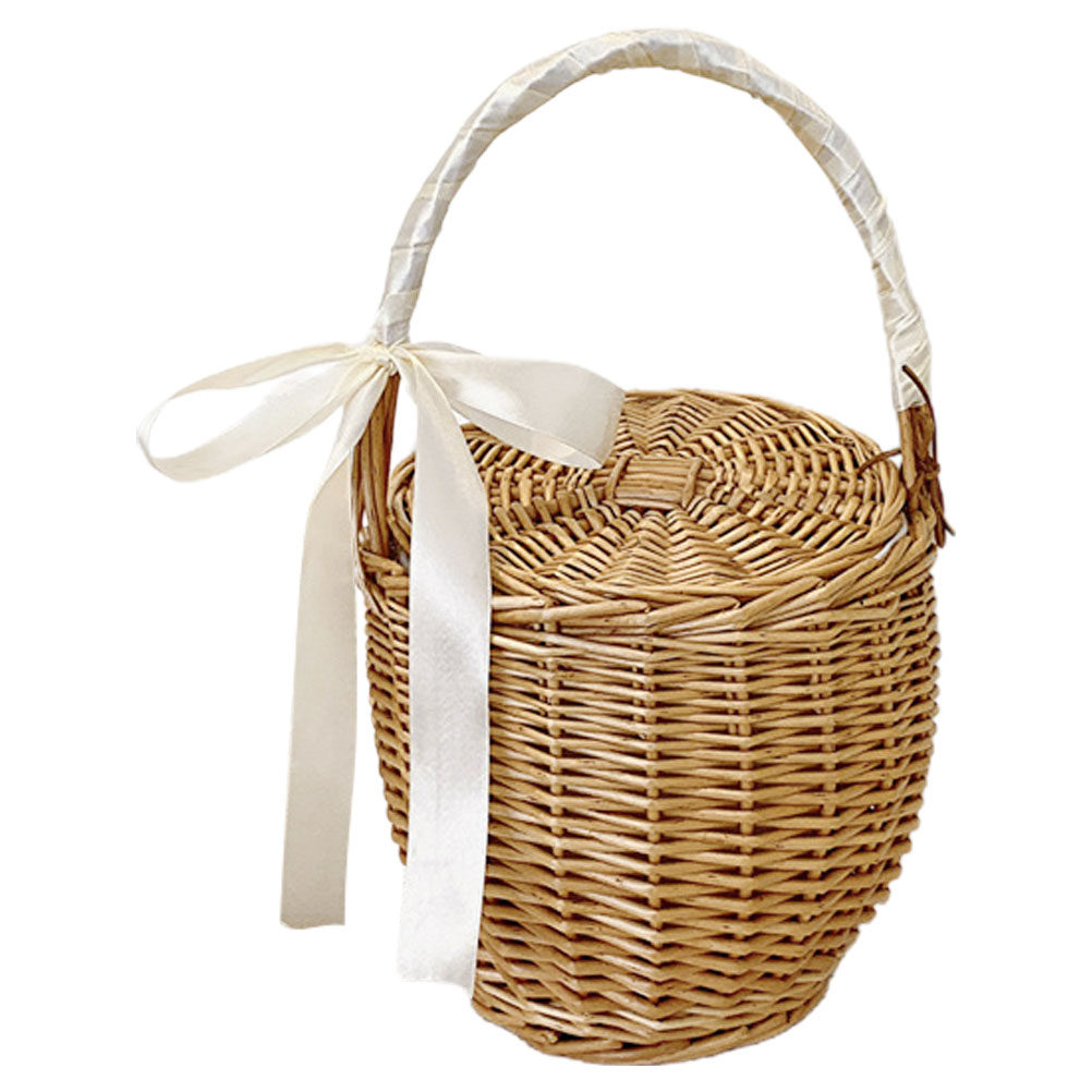 ตะกร้าปิกนิกแบบถักสไตล์ฝรั่งเศ - Basket Bag Wicker บทวิจารณ์และราคา