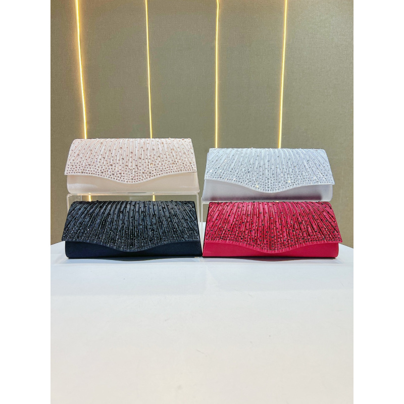 กระเป๋าคลัทช์เพชรหรูหราสำหรับผ - Clutch Bag Evening บทวิจารณ์และราคา