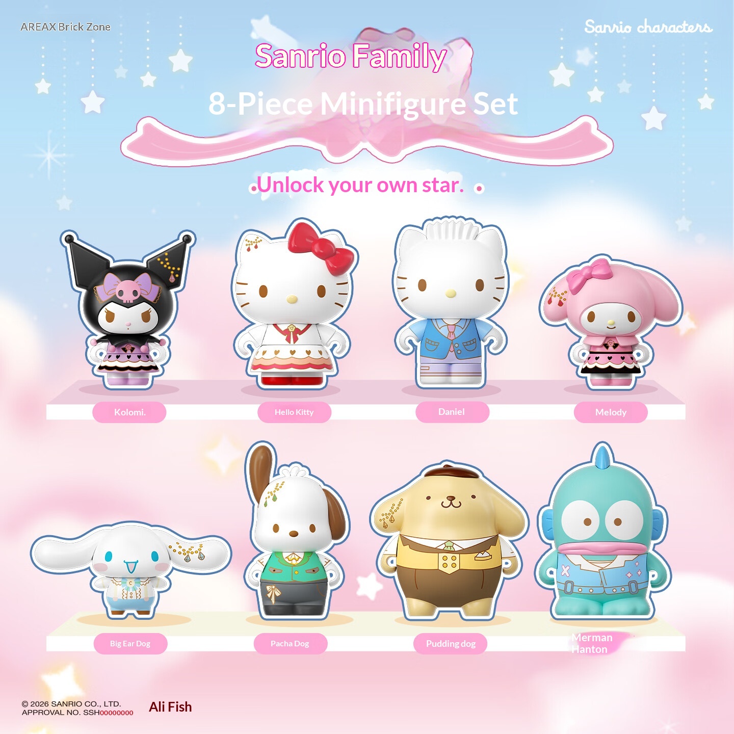 พวงกุญแจตัวการ์ตูนซานริโอแบบบล - Women X Bags บทวิจารณ์และราคา