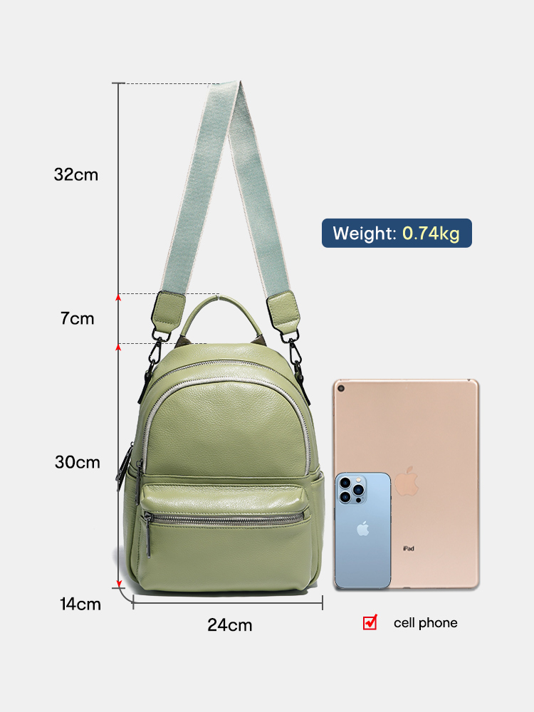 Zency กระเป๋าเป้กระเป๋าสะพายหล - Women Bags Green บทวิจารณ์และราคา