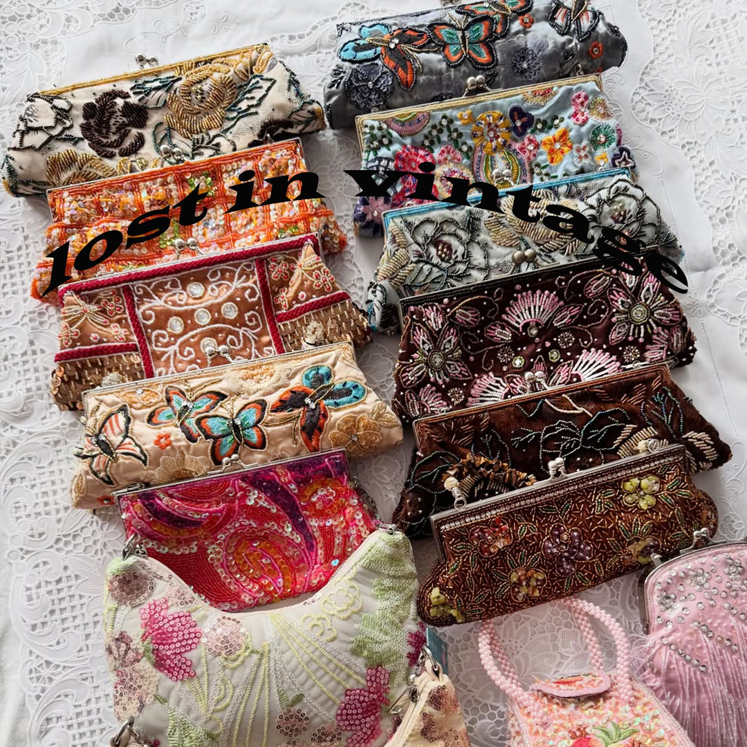 Lost In Vintage ปัก Glitter ลู - Clutch Bag Evening บทวิจารณ์และราคา