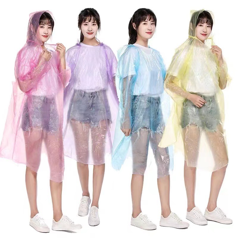 50 ชิ้นสีสุ่มเสื้อปอนโชโปร่งใส - Women Bags Manufacturer บทวิจารณ์และราคา