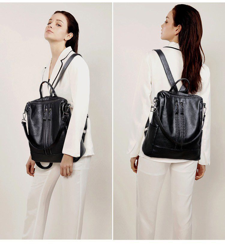 กระเป๋าเป้สะพายหลังหนังนิ่มสำห - Women Bags For Office บทวิจารณ์และราคา