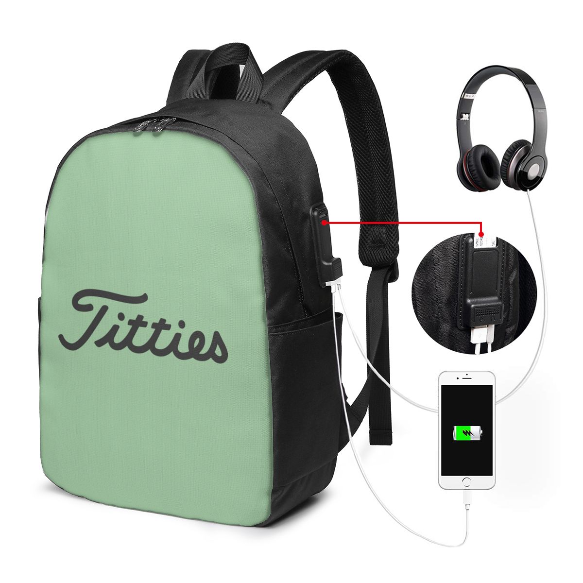 กระเป๋าเป้สะพายหลัง Titties Go - Women Bags For Laptop บทวิจารณ์และราคา
