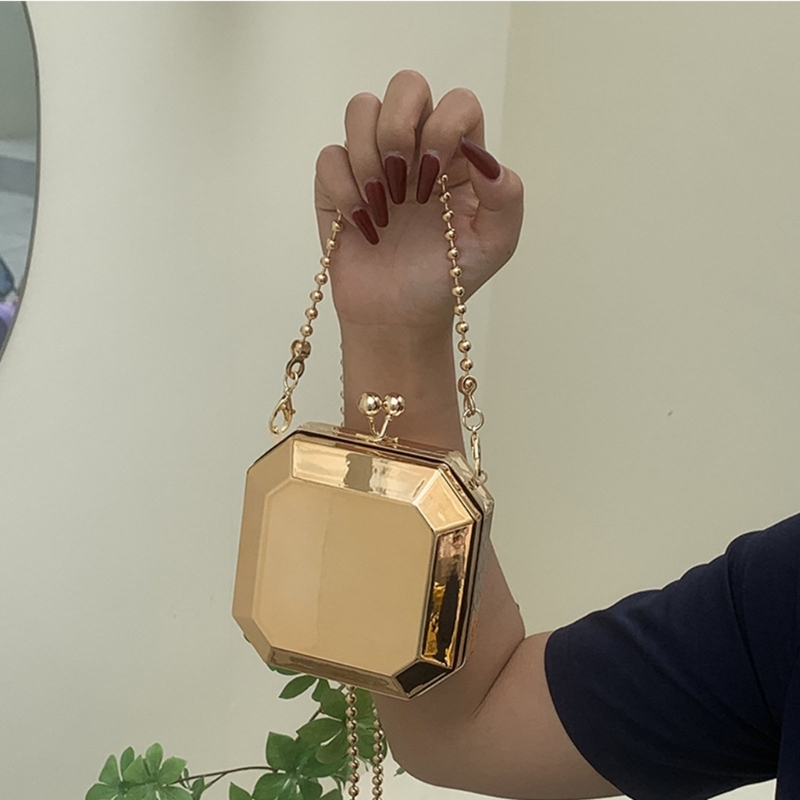 Mini Luxury Gold Party กระเป๋า - Clutch Bag Evening บทวิจารณ์และราคา