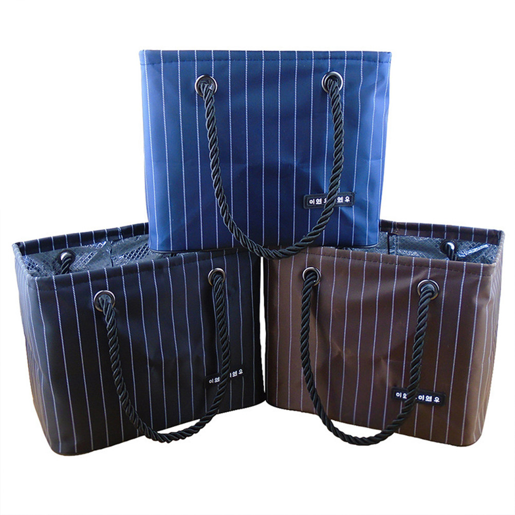 กระเป๋าอาบน้ำแบบพับได้กันน้ำ ผ - Basket Bag Wicker บทวิจารณ์และราคา