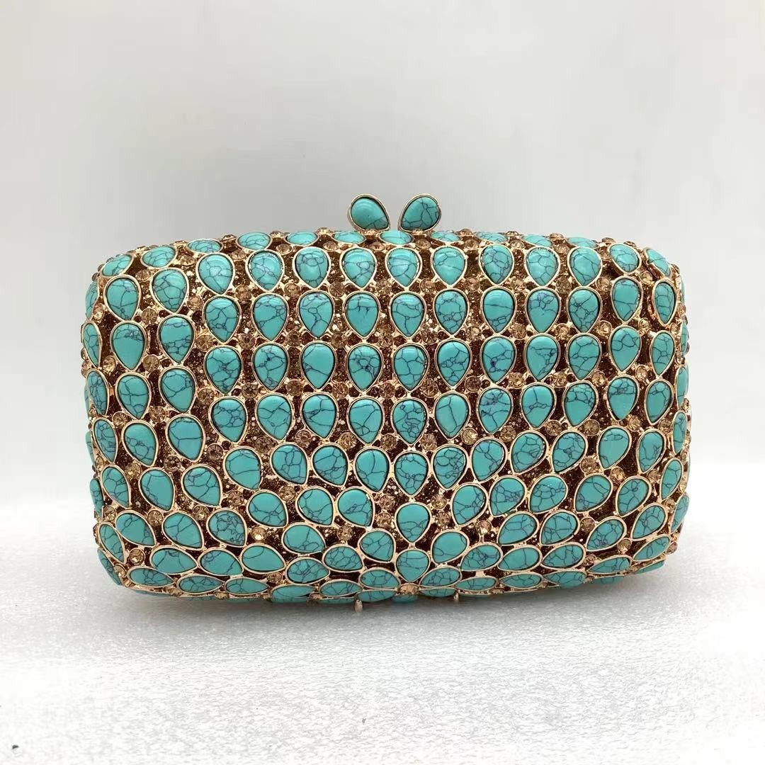 กระเป๋าคลัทช์สีฟ้าอมเขียวสำหรั - Women Bags Green บทวิจารณ์และราคา