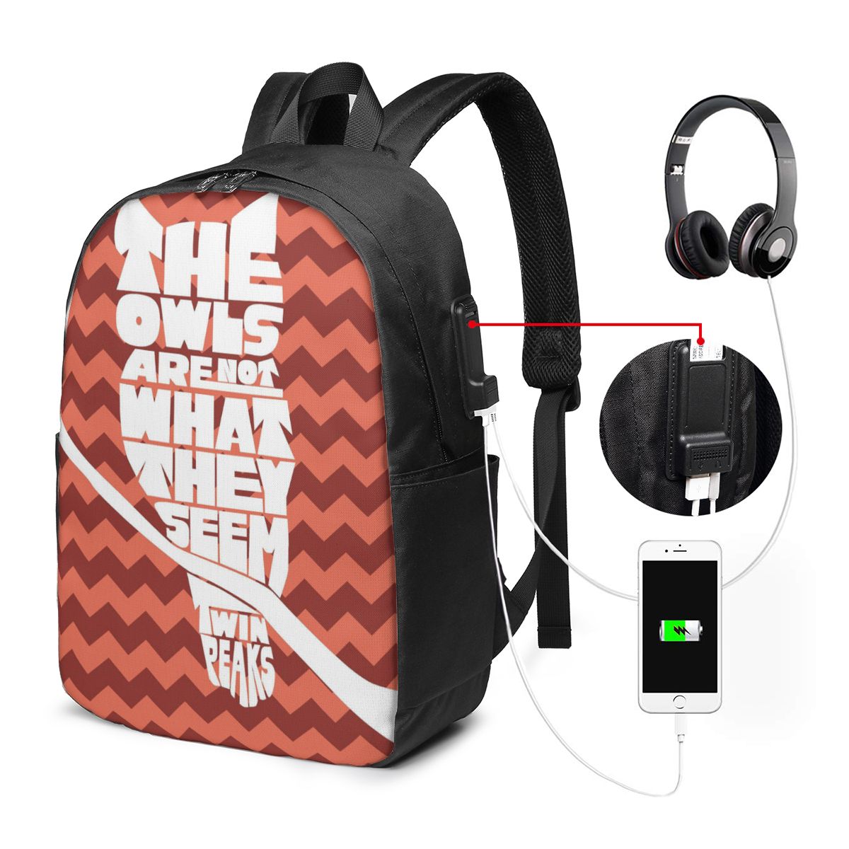 ทวินพีคส์ เรดรูมกระเป๋าเป้สะพา - Women Bags For Laptop บทวิจารณ์และราคา