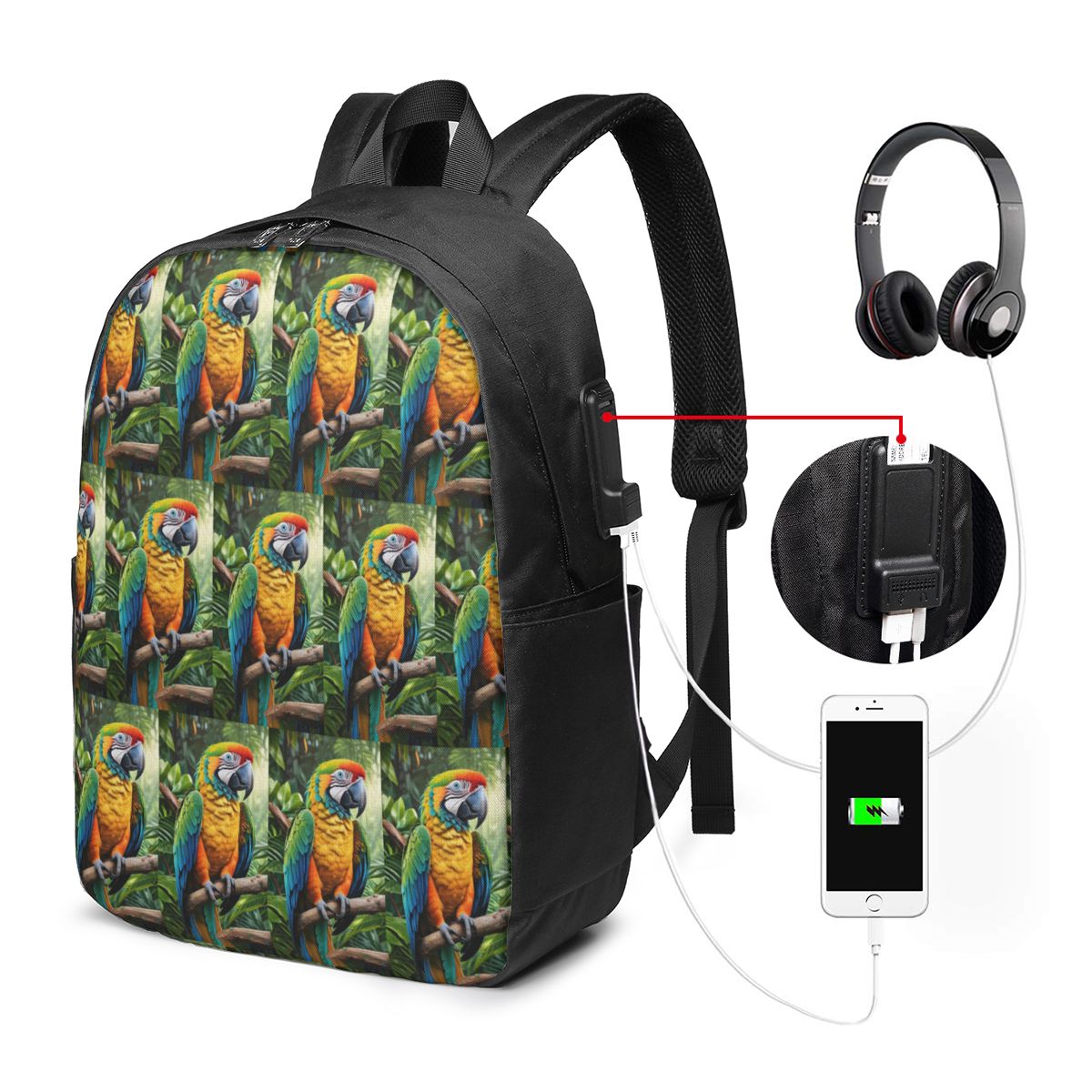 กระเป๋าเป้สะพายหลังนกแก้วมาคอว - Women Bags For Laptop บทวิจารณ์และราคา
