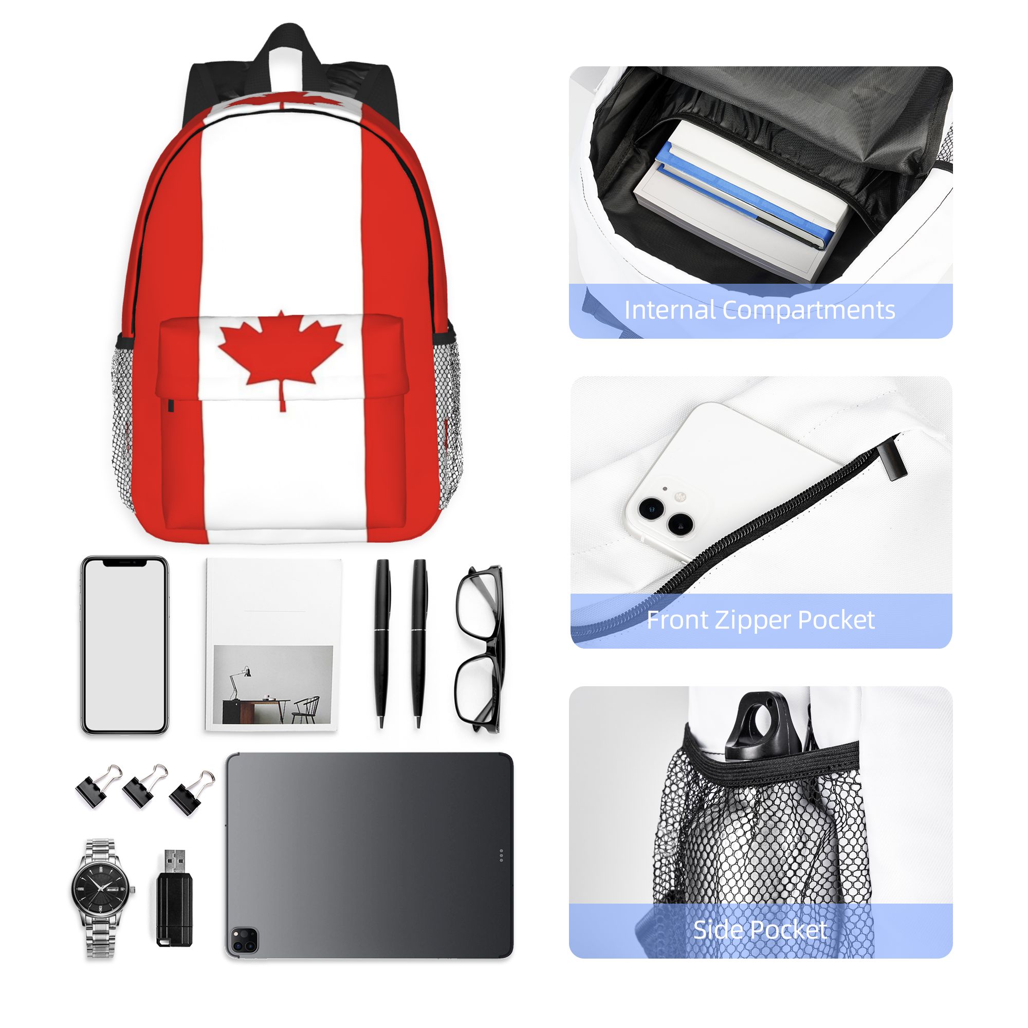 ธงชาติแคนาดา กระเป๋าเป้สะพายหล - Women Bags Canada Sale บทวิจารณ์และราคา