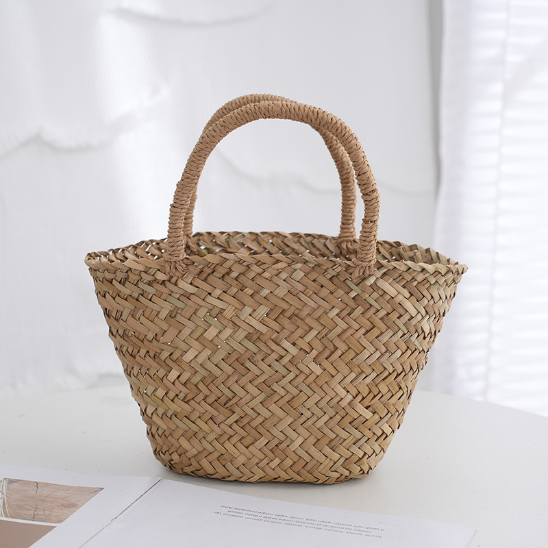 กระเป๋าหวายตะกร้าสานโบฮีเมียนใ - Basket Bag Wicker บทวิจารณ์และราคา