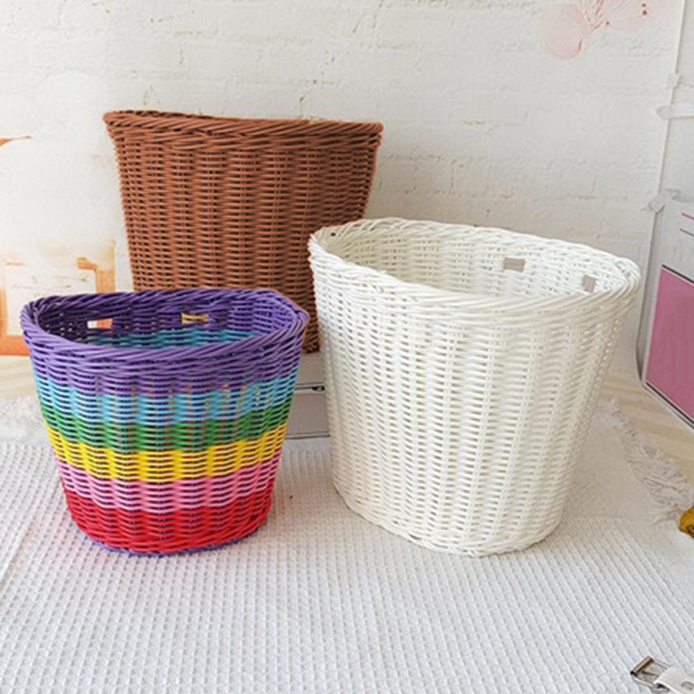 ตะกร้าจักรยานหวายทอที่เก็บจักร - Basket Bag Wicker บทวิจารณ์และราคา