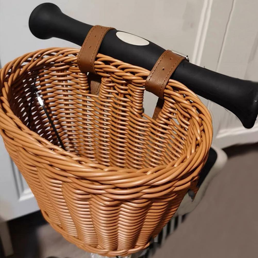 ตะกร้าจักรยานหวายทอที่เก็บจักร - Basket Bag Wicker บทวิจารณ์และราคา