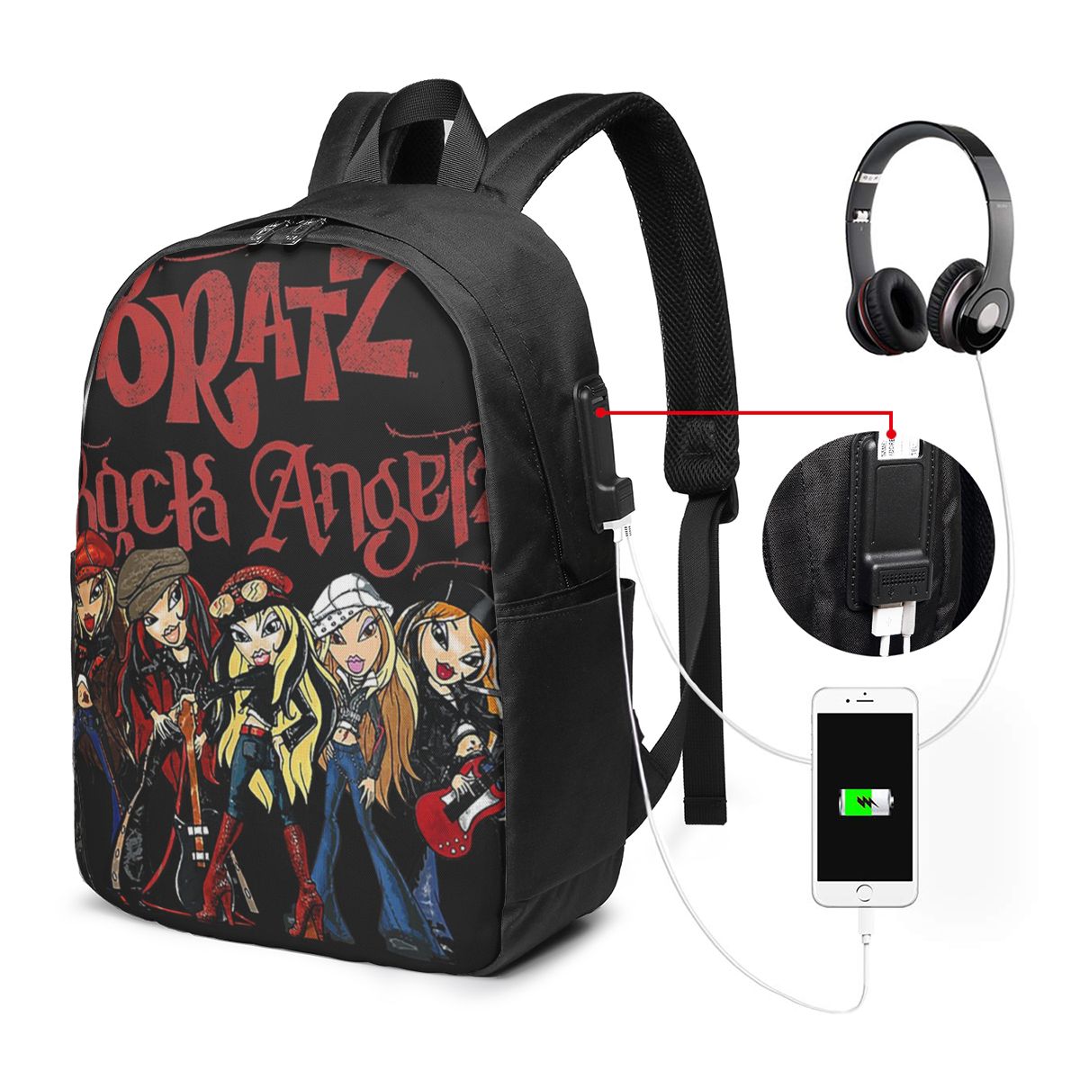 Bratz Rock Angelz Group Shot ก - Women Bags For Laptop บทวิจารณ์และราคา