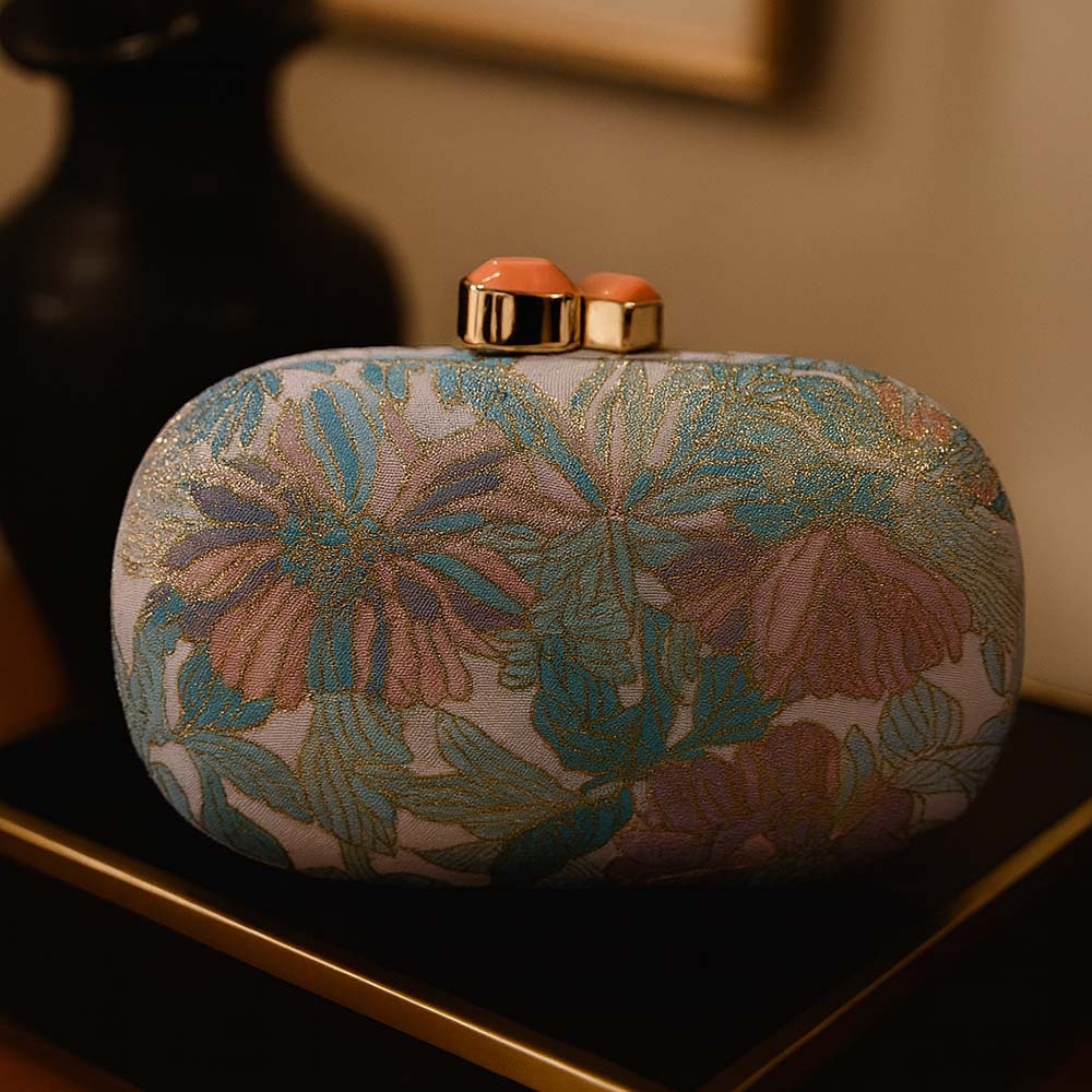 กระเป๋าคลัทช์พิมพ์ลายสไตล์จีนย - Women Bags Green บทวิจารณ์และราคา