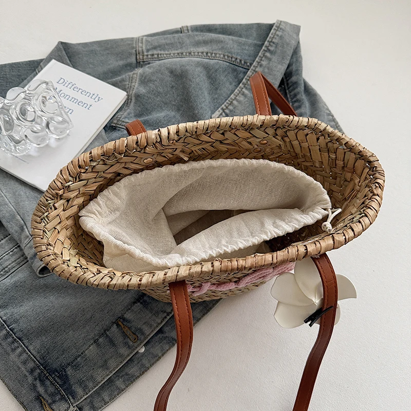 Casual หวายทอตะกร้ากระเป๋าหวาย - Basket Bag Wicker บทวิจารณ์และราคา